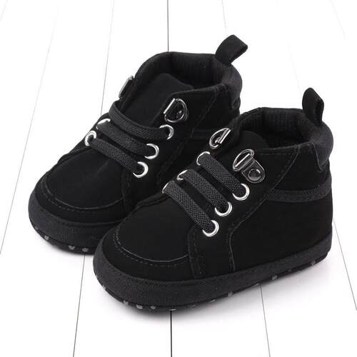 Baby High Top Shoes 春秋男款高筒婴儿鞋软底防滑学步鞋直销