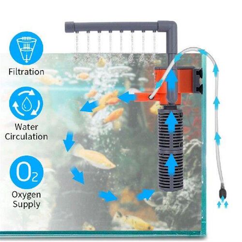 Low Level Water Submersible Water Filter Pump Turtle Tank