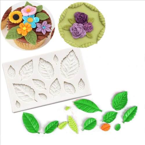 ree Maple Leaf Mold Silicone Fondant Cake Decorating Tools C