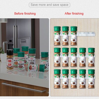 Spice Rack Wall Mount Kitchen Organizer Seasoning Bottle Hol