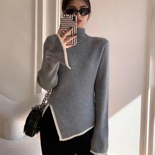 Lucyever Womens Turtleneck Sweater and Pullover Winter 2024