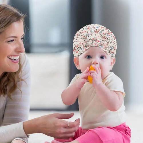 Baby Turban Floral Baby Girl Head Turban Wraps born Turbans