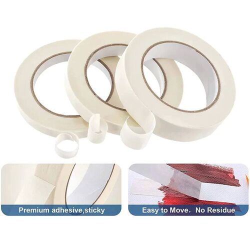 20M White Masking Tape Adhesive Painters Tape For Arts DIY