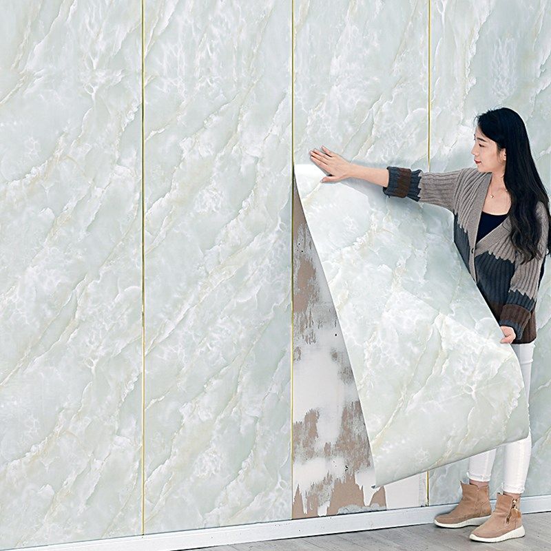 铝塑板自粘墙贴电视背景墙壁纸pvc墙板装饰自装仿大理石瓷砖贴纸,家居饰品,软装墙贴,淘宝优惠券,粉丝福利购,淘宝优惠卷