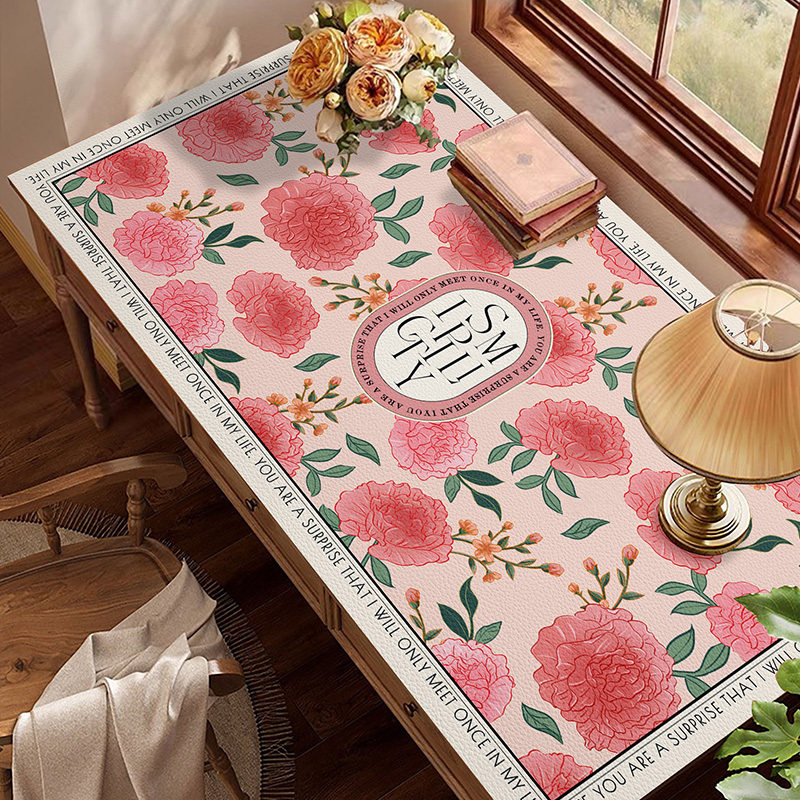 田园小清新花卉长方形餐桌垫pvc防水防油防烫茶几垫餐垫碗垫桌布,居家布艺,桌布,淘宝优惠券,粉丝福利购,淘宝优惠卷