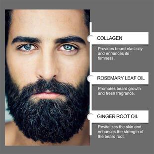 East Moon Mens Beard Care Oil - Gentle Cleansing, Nourishin