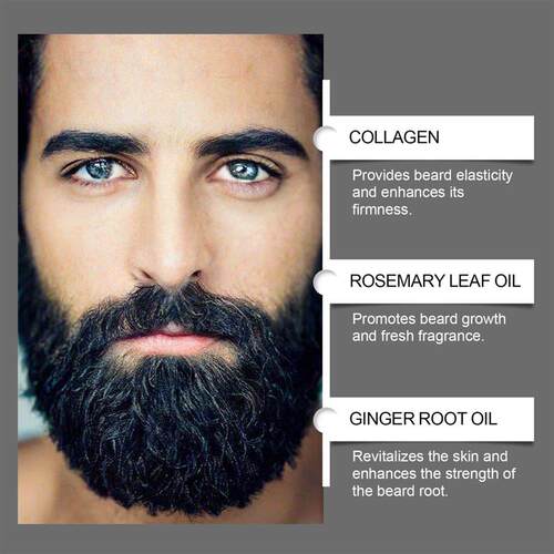 East Moon Mens Beard Care Oil - Gentle Cleansing, Nourishin