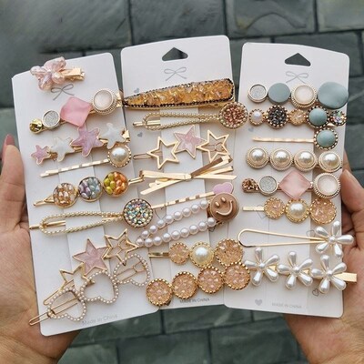 Hair clip Ins bangs hair Suit Trinkets woman Headwear