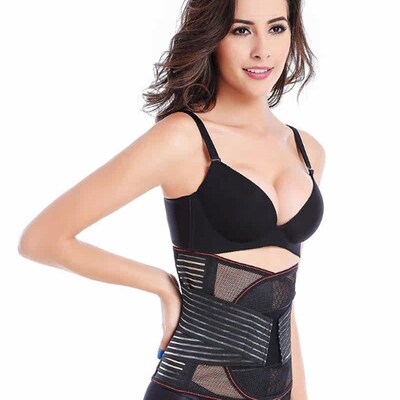 5XL Men Women Neoprene Lumbar Waist Support Trimmer Unisex E