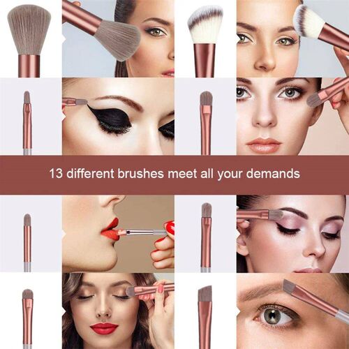 Makeup Brushes 13Pcs Set Foundation Concealer Powder Blusher