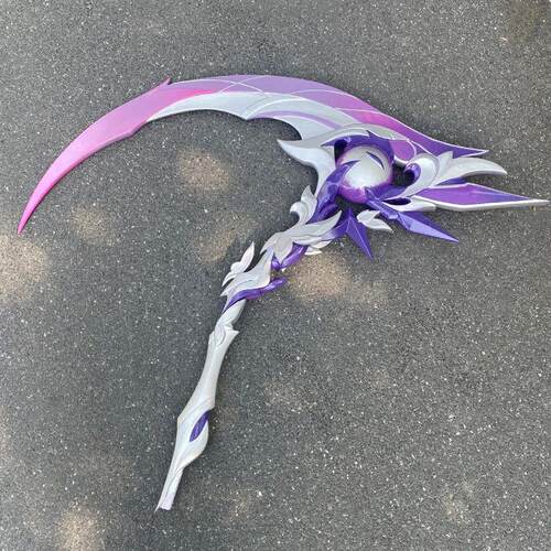 Castorice Game Honkai: Star Rail Sickle Weapon Cosplay Props
