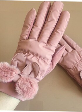 touch screen gloves women winter outdoor glove 女士冬季手套