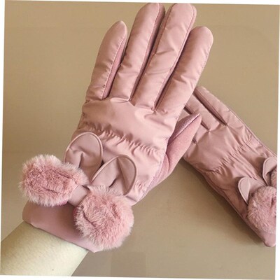 touch screen gloves women winter outdoor glove 女士冬季手套