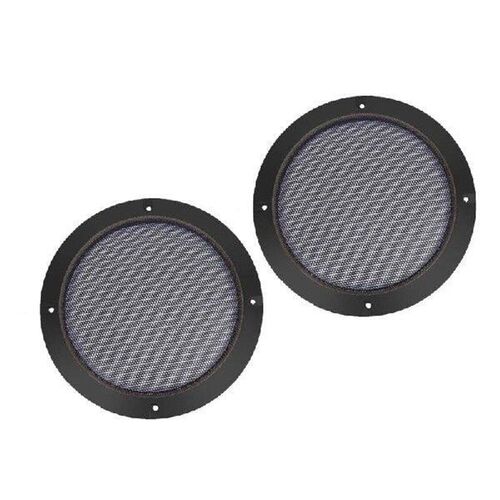2PCS Black Car Speaker Grill Mesh Enclosure Net Protective