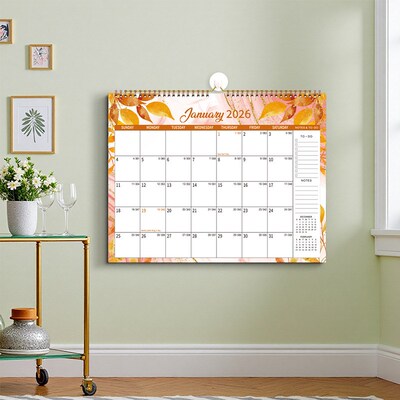 2025/2026 English Wall Calendar Office Wall Decor Check In