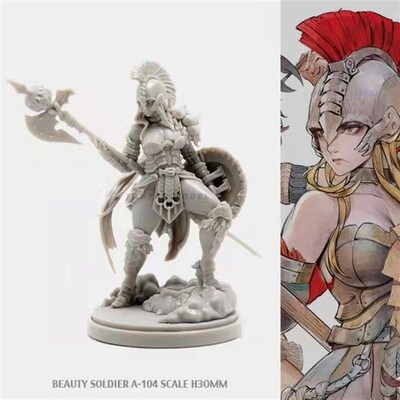 model kit resin kit 28354 kingdom death BEAUTY SOLDIER godde