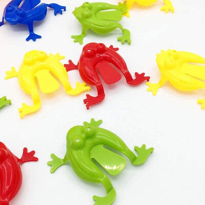 5/10 Pcs Jumping Frog Bounce Fidget Toys For Kids Novelty As