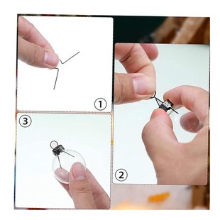 Ball Meta 50PCS Christmas Gold Removable Caps Round Ornament