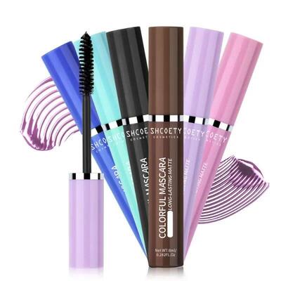 Colored Mascara Eyelashes Blue Pink Green Colorful Waterproo