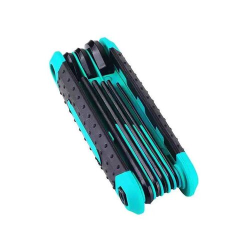 8pcs Portable Folding Socket Wrench Set Mini Inner Hexagon S