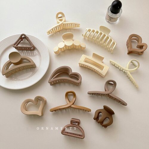 Simple Stylish Jumbo Clip Highclass Feeling Spring Back Head