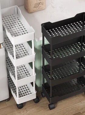 Kitchen storage rack bathroom Shelf Trolley iron shelves