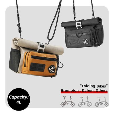 Bike Handlebar Bag 4L Cycling Front Quick Release Urban Rhin