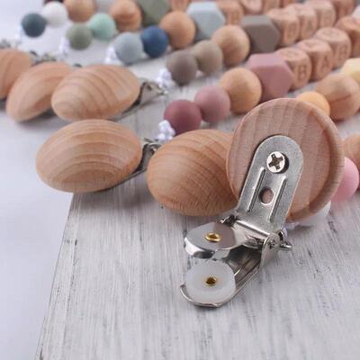 Baby Pacifier Clips Personalized Name Teethers Toys Dummy Ni