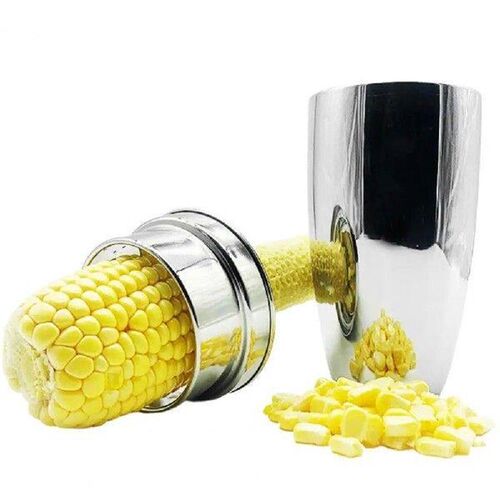 Efficient Corn Cutter Peeler with Splash Resistant Cup Easy