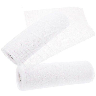 2 Rolls Gift Yarn Net Mesh Ribbon Floral Netting for Craft