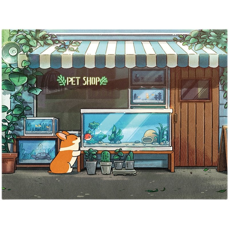 卡通插画壁纸挂布背景布房间客厅宿舍墙布女生卧室遮光超大装饰画,居家布艺,挂毯/壁毯,淘宝优惠券,粉丝福利购,淘宝优惠卷