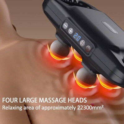 Fascia Gun Four-head Muscle Relaxation Massage Professional