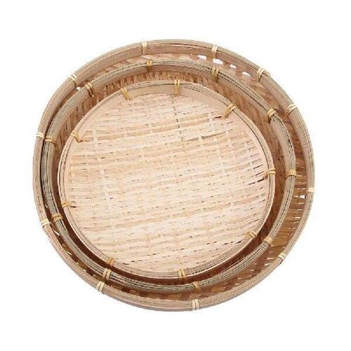 Kitchen Storage Natural DIY Wicker Woven Handmade