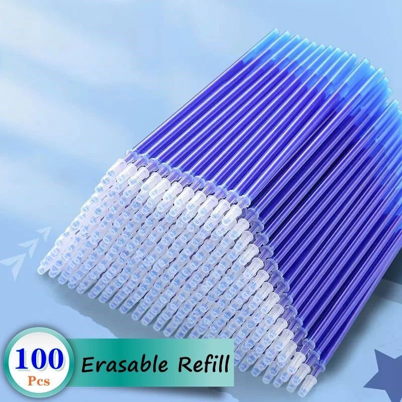 30/50/100Pcs/Lot 0.5mm Gel Pen Erasable Pen Refill Rod Set