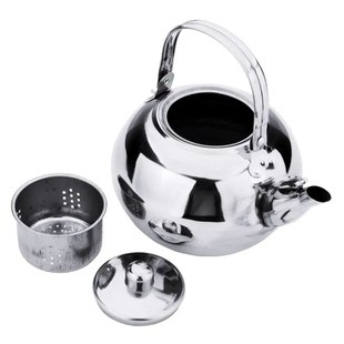 Portable Stainless Steel Water Kettles Teapot With Infuser F