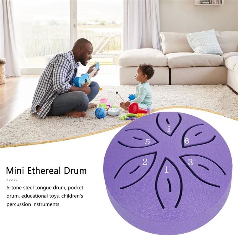 3 Inches 6 Notes Rain Drum for Outside Rain Drum Instrument - 实物图