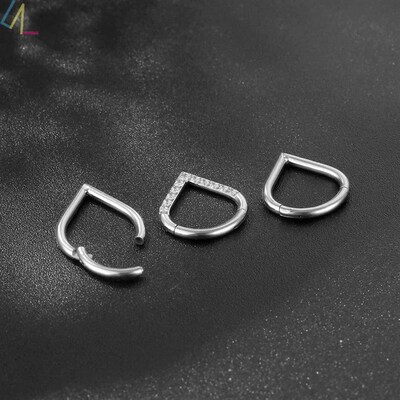 Fashion Nose Rings Nase Cuff Septum Nariz Goth Piercing Opal