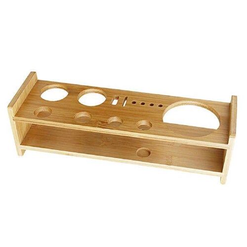 Cocktail Bartending Set Wooden Stand Bartender Kits Stand