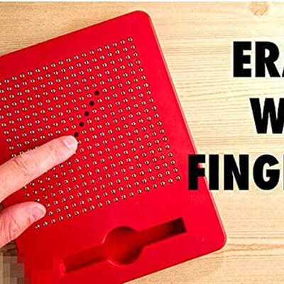 Stylus magnetic ball bored Drawing Board with Magnat Pen画板