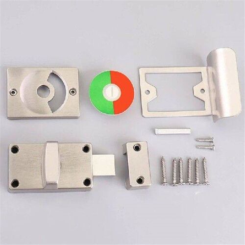 Stainless Steel Privacy Occupied Public Toilet Latch For