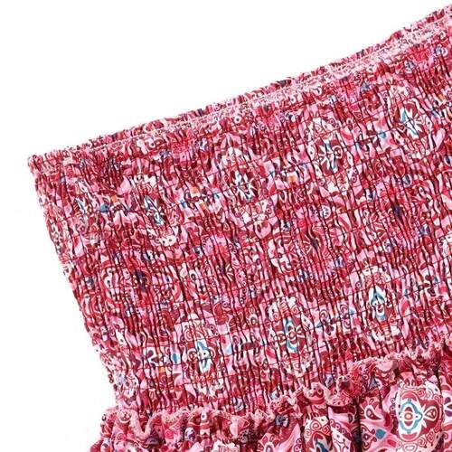 Casual Print Mini Skirts For Women 2024 Summer Fashion Women