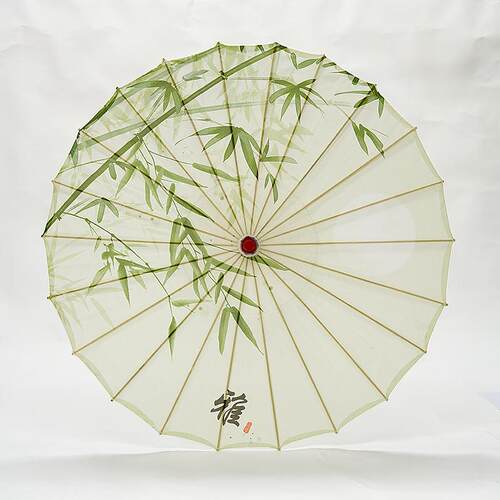 Ancient style ink wash oil paper umbrella Hanfu汉服演出装饰