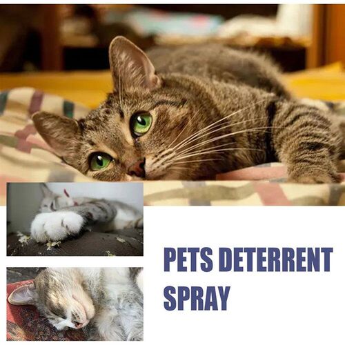 Cat Deterrent Spray Non-Toxic Cat Repellent for Indoor Outdo