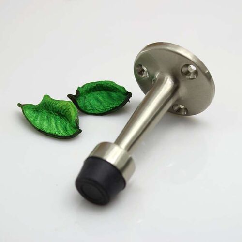 1Pcs Cylinder Stainless Steel Door Stop Stopper 75mm Buffer