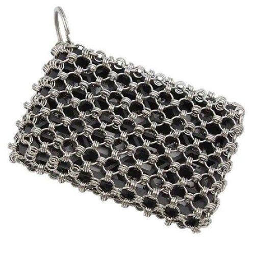 Cast Iron Pan Scrubber Multipurpose Stainless Steel Cast