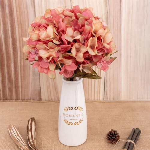 artificial flowers hydrangea branch home wedding decor autum