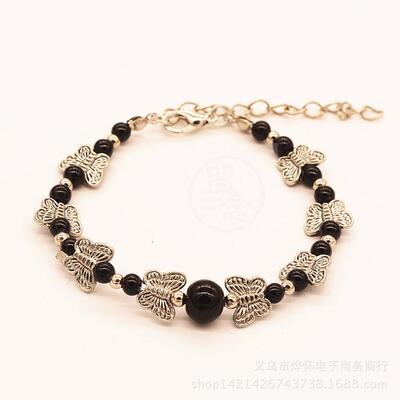 。 Bohemian Hand Beaded Turquoise Brlet butterfly Turquoise