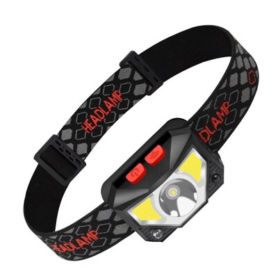 Hands-free LED Headlamp Motion Sensor head lamp头灯headlight