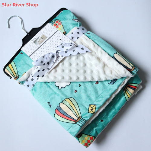 High Quality Baby Blanket Newborn Thermal Flannel Fleece Fla