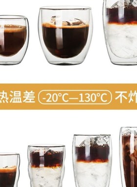 Water glass mug Coffee Cup Set Heat-resistant Double Handle